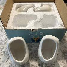 Fairly Odd Novelties Urinal Shot Glasses Set of 4 - 1.5oz. Ceramic Toilets