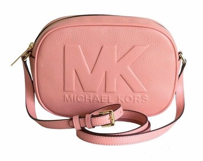 Michael Kors Crossbody Bag JET SET TRAVEL MD OVAL CAMERA XBODY sherbert