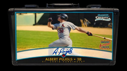 Albert Pujols 2001 Bowman Chrome Graded Card Case Box PSA/BGS Slabs Storage TSA