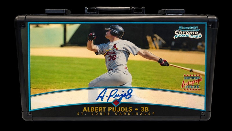 Albert Pujols 2001 Bowman Chrome Graded Card Case Box PSA/BGS Slabs Storage TSA