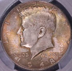 1968 D Kennedy Half Dollar PCGS MS66, Toned, FREE SHIPPING