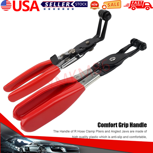 2X Hose Clamp Pliers Car Water Pipe Fuel Coolant Spring Bundle Removal ...