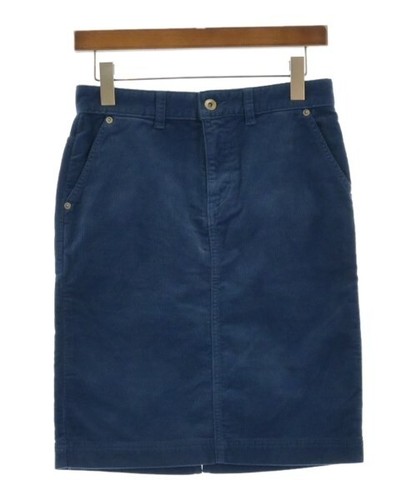 Muveil Work Women's Knee-Length Skirt Blue Size 38 Used Free Size