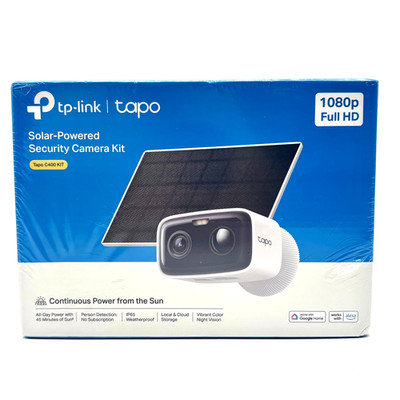 TP-Link Tapo 1080p Full HD Solar Powered Security Camera Kit C400