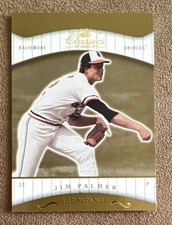 2001 Donruss Classics - Legend Jim Palmer #168 /1755 (SN, HOF) Baltimore Orioles