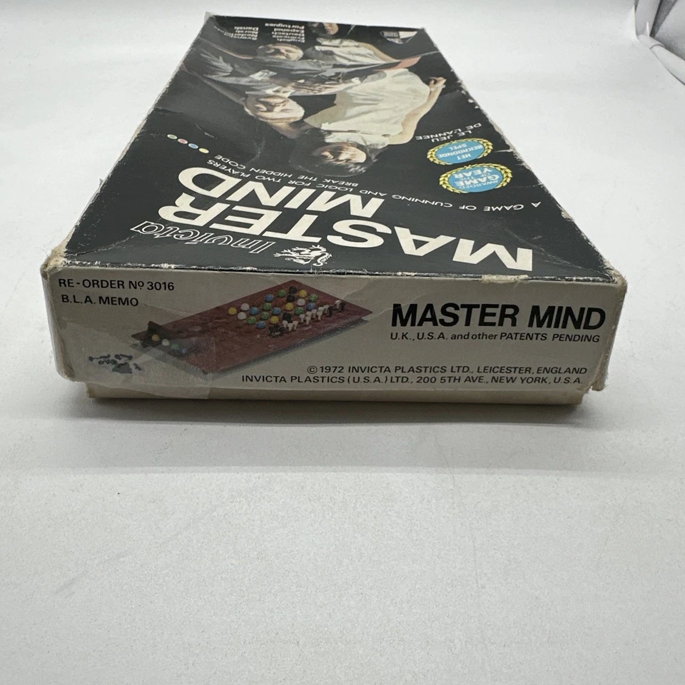 Invicta Mastermind Deluxe 1975 Code Breaker Game Vintage - Image 4 of 4