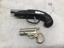 Vintage Derringer Style And Captain 9999 Butane Cigarette Lighter Doline Japan