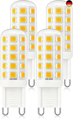 G9 LED Lampen Energieklasse B 3W/580lm 25W 28W 33W 40W Halogenlampen