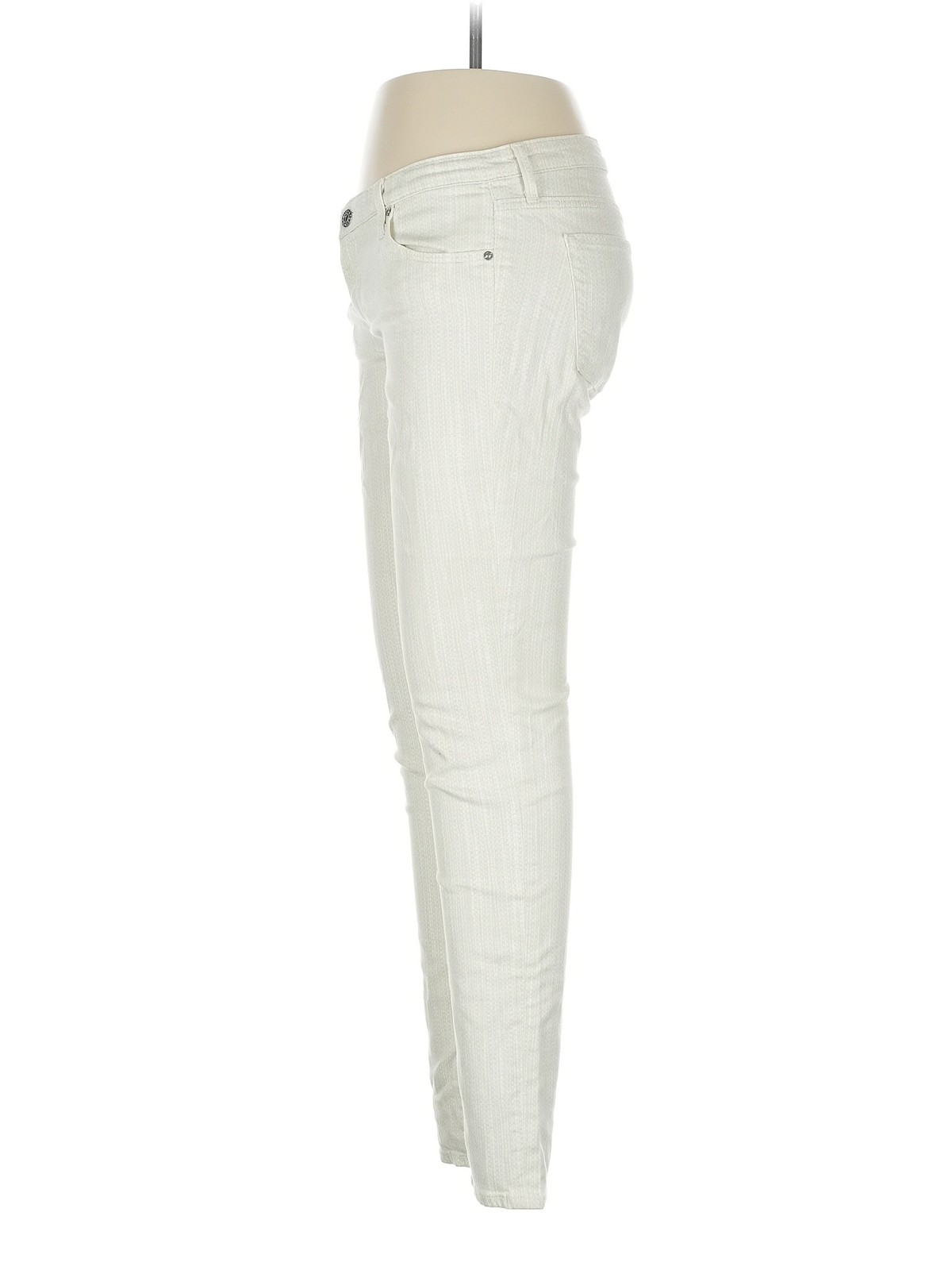 Adriano Goldschmied Women Ivory Jeans 28W thumbnail 4