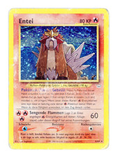 Entei 6/64 Neo Revelation German/German Pokemon Card/Card Holo Vintage DE