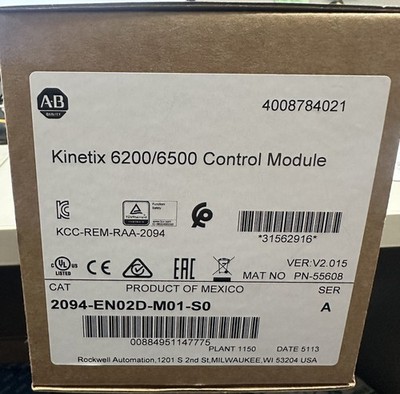 New Factory Sealed AB 2094-EN02D-M01-S0 New in Box Free Shipping PLC