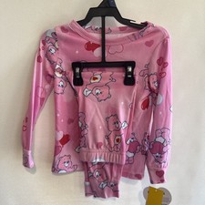 Care Bears Toddler Love Unisex Pajama Set 4T New With Tags