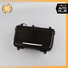 11-16 Bmw F10 528i 535i 550i Front Center Console Storage Compartment Wood Oem