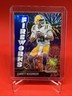 2025 Panini Prizm Black - Fireworks Garrett Nussmeier #8 Blue Prizm /199 (RC)