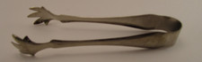Vintage Silver Tone Claw Tongs Ice Sugar Cube...
