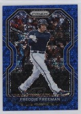 2021 Panini Prizm Tier II Blue Donut Circle 95/199 Freddie Freeman #112 1ly0