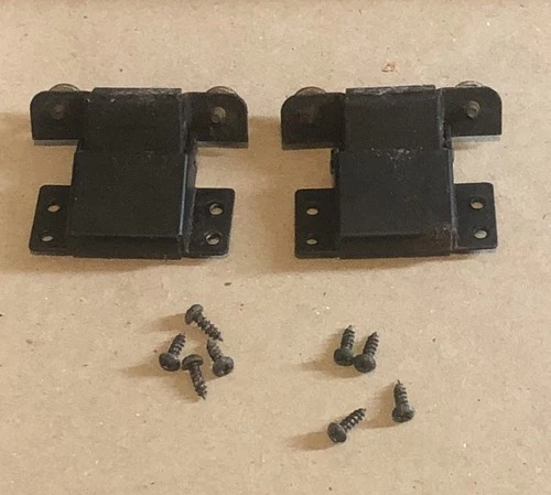 Technics  SL-23 SL-20 Turntable Dustcover Hinges With Screws - Original Pair