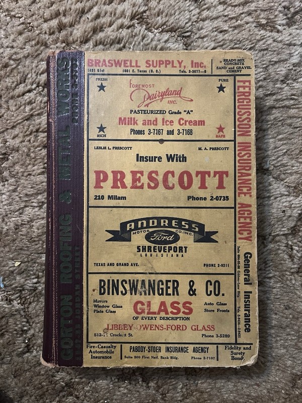 1948/49 Shreveport City Directory Including Bossier City 