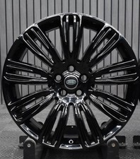 GENUINE RANGE ROVER L405 22" GLOSS BLACK ALLOY WHEEL 9.5J STYLE 9012 LR099147
