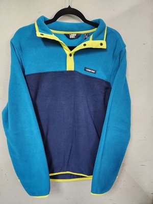 Lands End Mens Fleece Pullover Quarter Snap, S, L,  XL,  NEW, SHIPS FREE