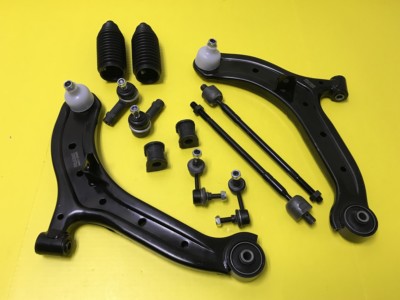 Front Control Arm Kit For Hyundai Accent (2000-05) – Includes Tie Rods, Sway Bar Links & Bellows