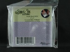 ACRYLIC BLOCK for Unmounted Rubber Stamps, Small  Medium