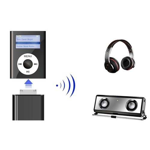 Transmitter Audio Adapter Bluetooth V2.0 30 Pin For iPod Nano/Classic/Touch - Picture 2 of 9