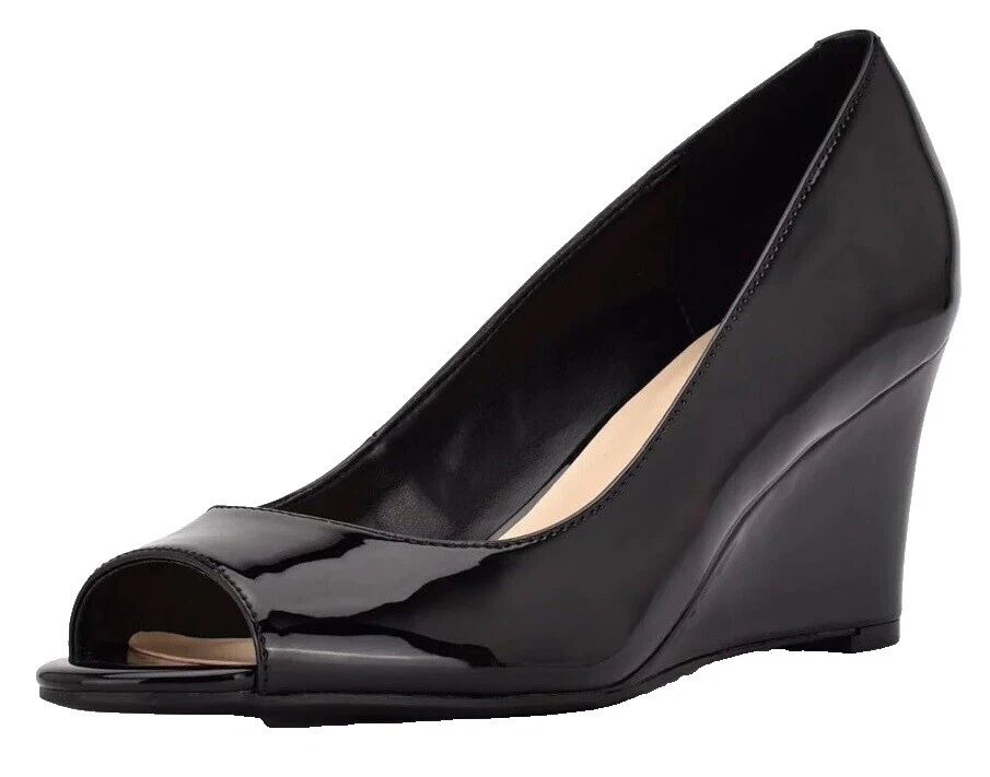 Tacones De Cuña Nine West Negro para Mujeres