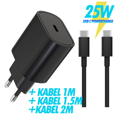 für Samsung Galaxy Tab A9 A9+ 25W Usb C Schnellladeadapter Netzteil Ladekabel