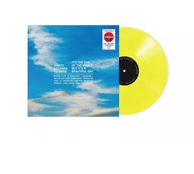   Thirty Seconds To Mars End of the World Neon Yellow Exclusive Vinyl Record