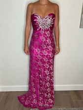 NEW Pink Maxi Detailed Dress Formal, Prom, Homecoming, Pageant