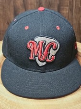 Nashville Sounds New Era 59Fifty Fitted Hat Cap Size 7 1/2 MiLB NWT Black