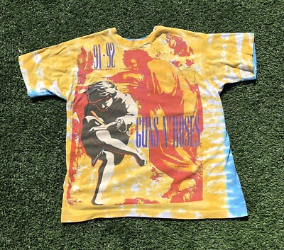 1991 Vintage Official Guns N' Roses Use Your Illusion Tour Liquid