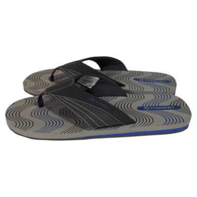 Merrell Breakwater Men's Sandals Size US 11 Thong Slide Flip Flops Blue