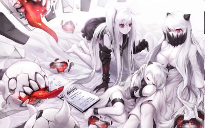 Anime kantai collection aircraft carrier hime northern Playmat Gaming Mat Desk