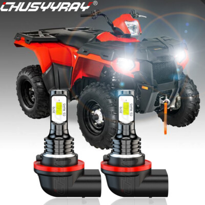 LED HEADLIGHT BULBS For 2023 Honda Rancher 420 Foreman 500 Rubicon 520