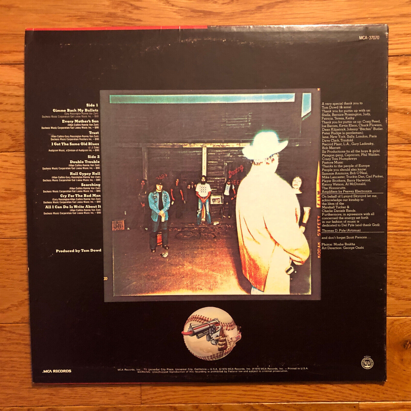 Lynyrd Skynyrd - Gimme Back My Bullets LP MCA-37070 1980 Pressing  VG+