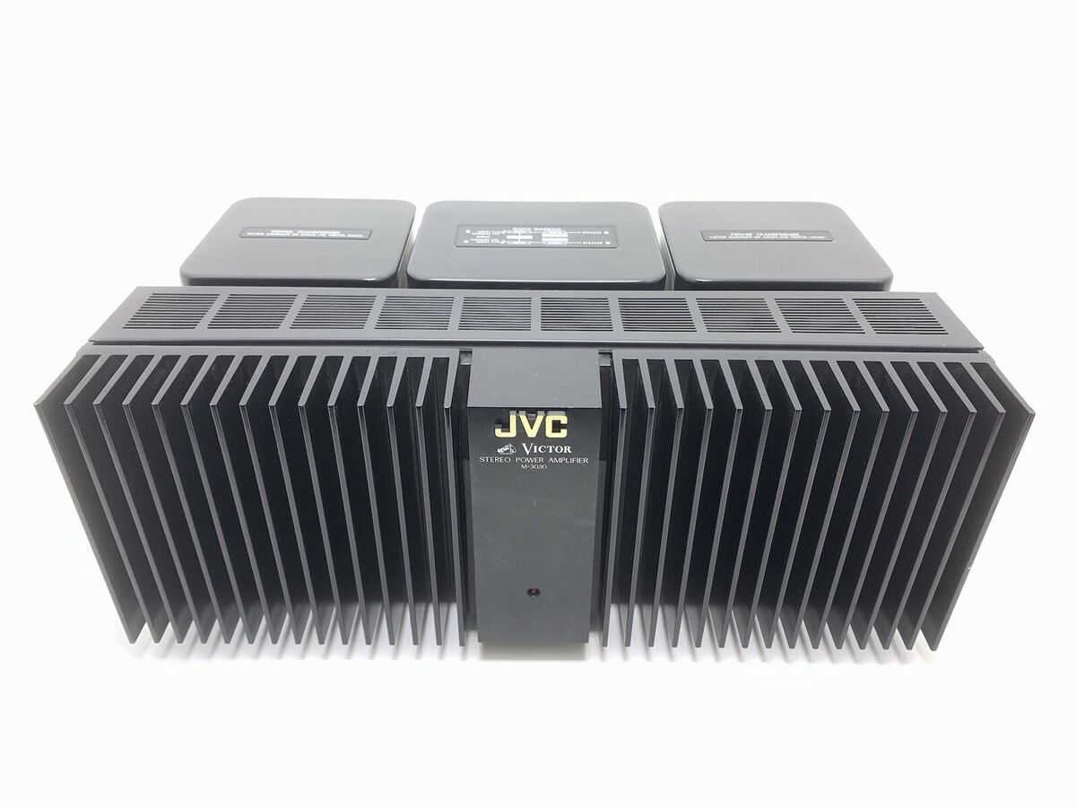 JVC VICTOR M-3030 Stereo Power Amplifier 200W RMS Vintage JVC VICTOR M-3030 Stereo Power Amplifier 200W RMS Vintage