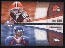 2006 Upper Deck Sweet Spot Brandon Marshall Rookie Jersey Dual w/ Travis Wilson
