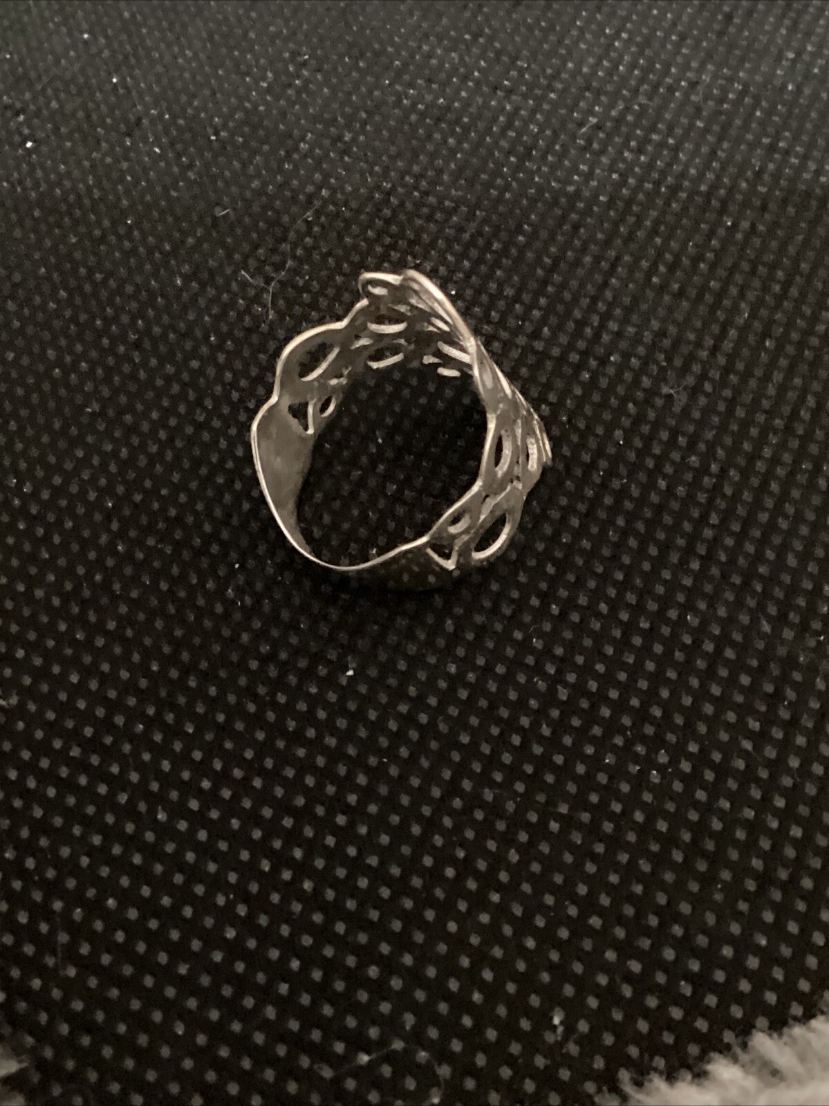 Geometric Flat Circles Bubbles Wide Sterling Silv… - image 5