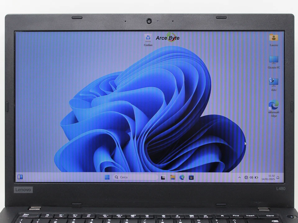 LENOVO THINKPAD L480 2018 14" INTEL CORE i5 RAM 8GB SSD 256 GB W11 PRO NO WEBCAM - Immagine 4 di 4