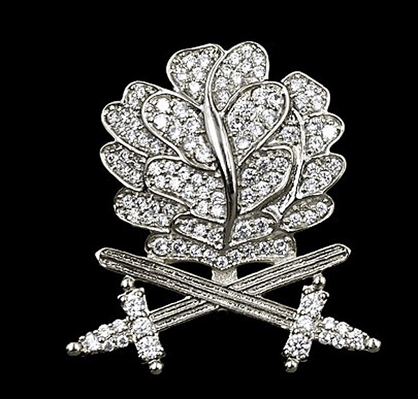 WWII German Army Knights Cross of the Iron Cross with Oak Leaves Swords Diamonds
