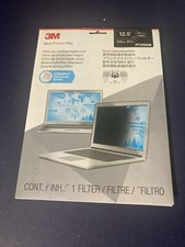 3M Black Privacy Filter 12.5 in