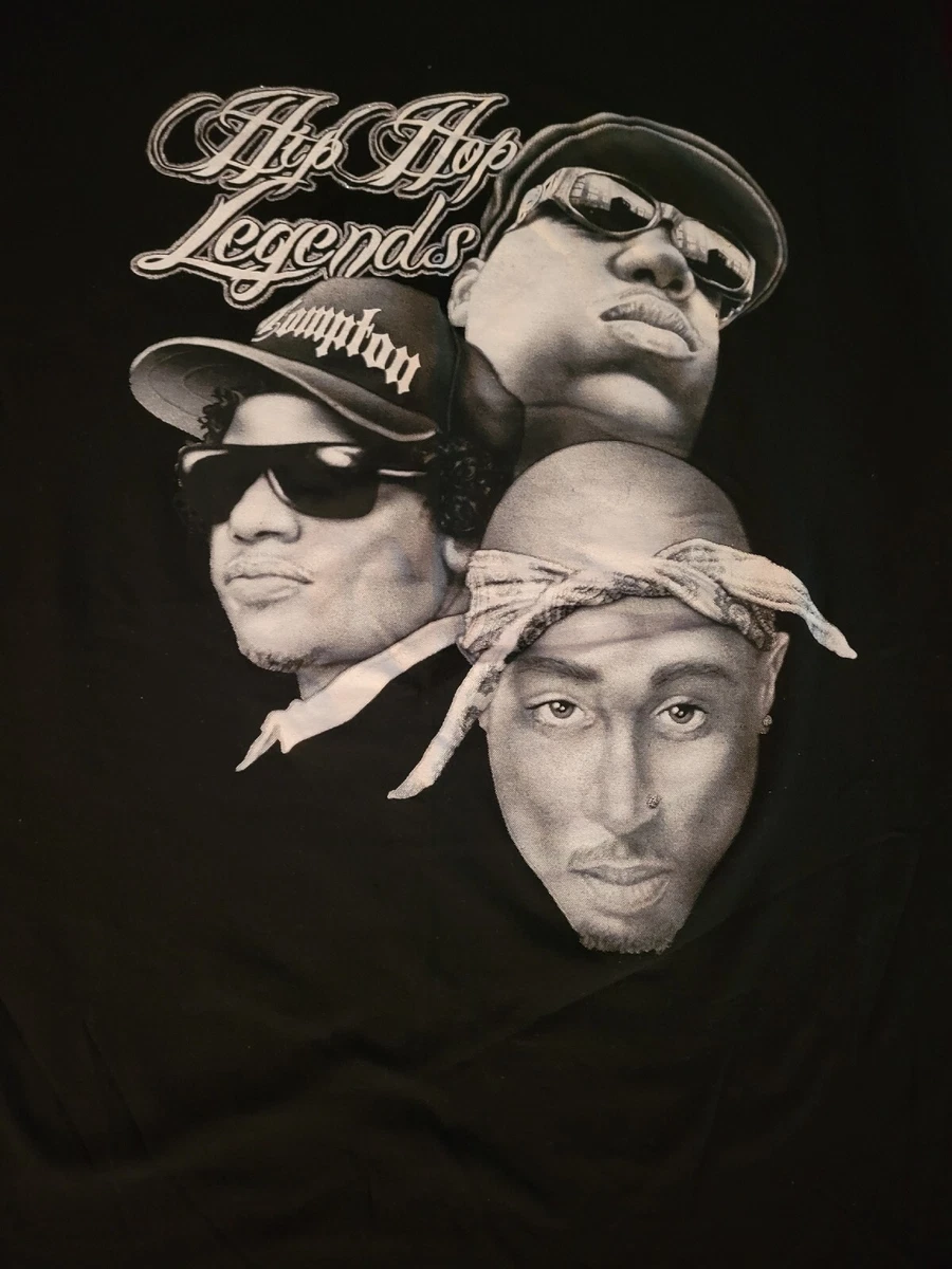 Vintage Flying Horse Mens Hip-Hop Legends Tupac, Biggie, Eazy E Size 4XL  (GUC) | eBay
