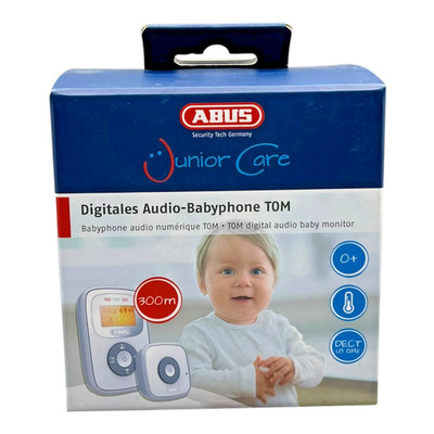 Abus Junior Care Digitales Audio Babyphone T0M Tom JC8230 Temperaturanzeige Baby