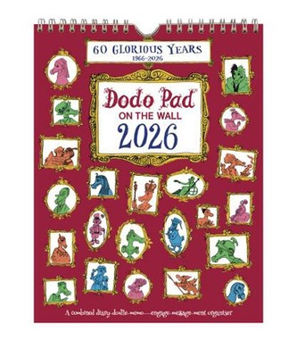 The Dodo Pad On The Wall 2026 - Calendar Year Wall Hanging Week to View Calendar