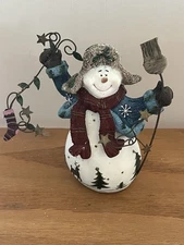 Collectable Home Interiors. Hmco  And Gifts - 56038 Winter Snow Pal's Snowman