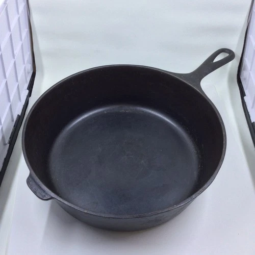 Wagner Ware Sidney -0- 1088 Vintage  Cast Iron Deep Skillet Chicken Fryer  #8