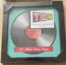 Record Sleeve 12" Album Display Frame - Black  - Brand New & Sealed!