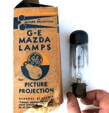 G-E MAZDA Lamps for Picture Projection 35mm Projection Bulb - NEW